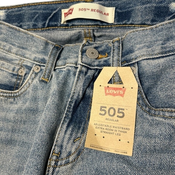 NWT Levi’s 505 Regular Straight Leg Jeans Sz 26 x 26 - Picture 8 of 11